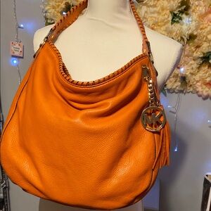 Michael Kors Orange Hobo Bag